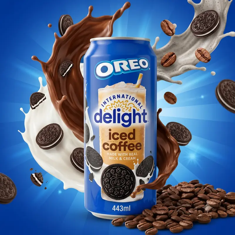 1x OREO Delight Iced Coffee 443ml