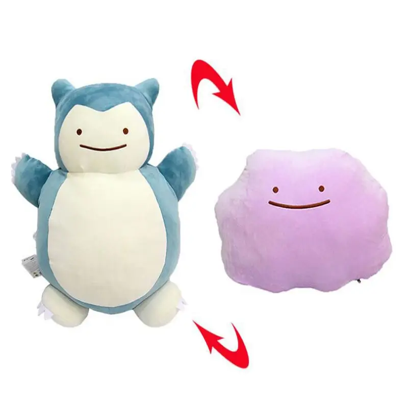 2 in 1 Snorlax / Ditto Transformer Plüsch Figur (ca. 30cm)