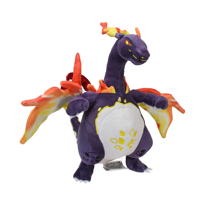 2er Set Plüschfigur Gigadynamax-Pokémon Glurak Charizard, ca. 38 cm