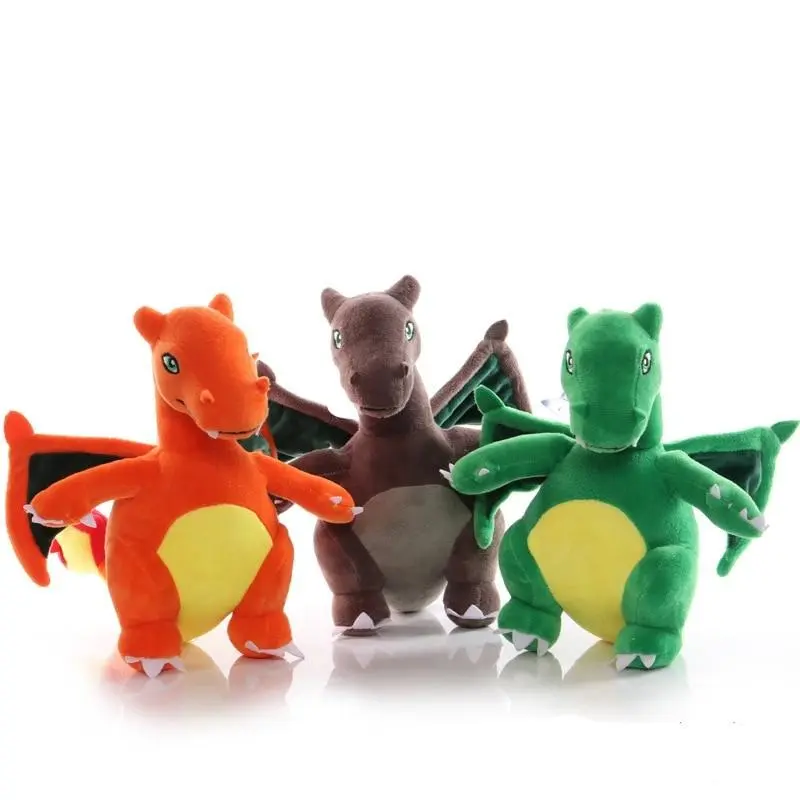 3 Stk. Glurak Charizard Kuscheltiere (ca. 22cm)