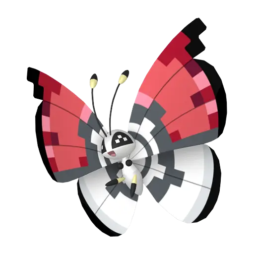 #666 Shiny Vivillion Pokeball-Muster SV