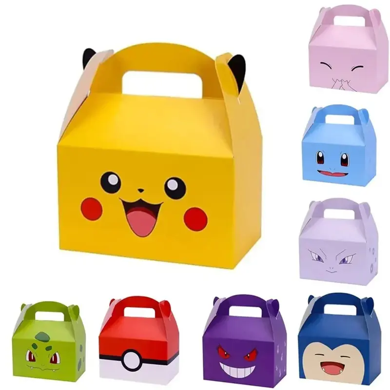 8 Stk. Geburtstagstasche im Pokemon, Pummeluff oder Pikachu Design