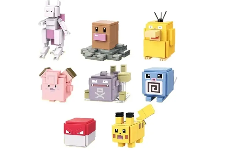 8 Stk. Pokemon Quest Figuren