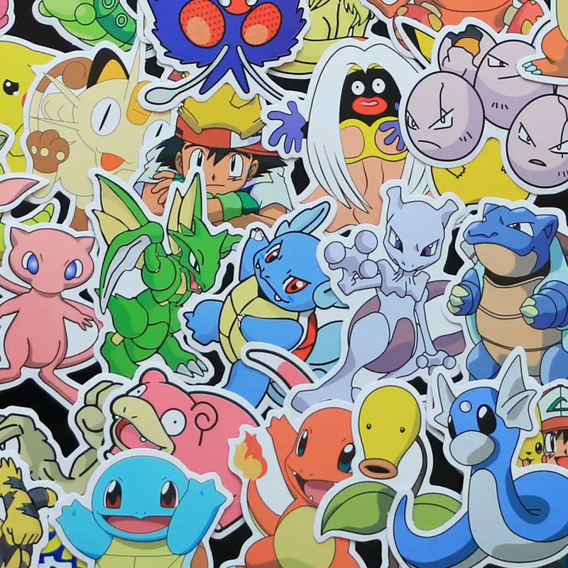 80x Pokemon Aufkleber