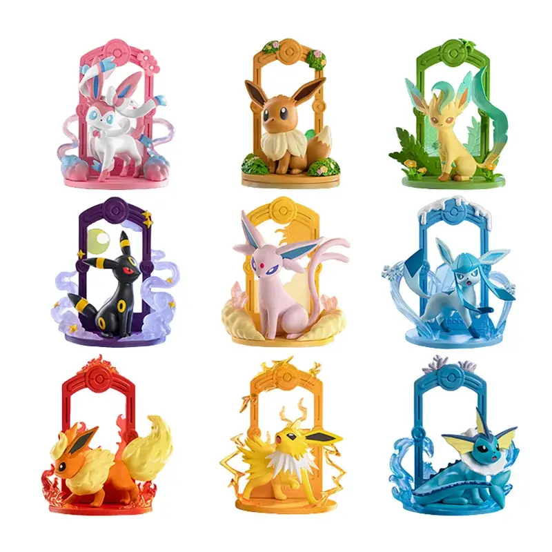 9 Stk. Evoli Entwicklungen Figuren im Set