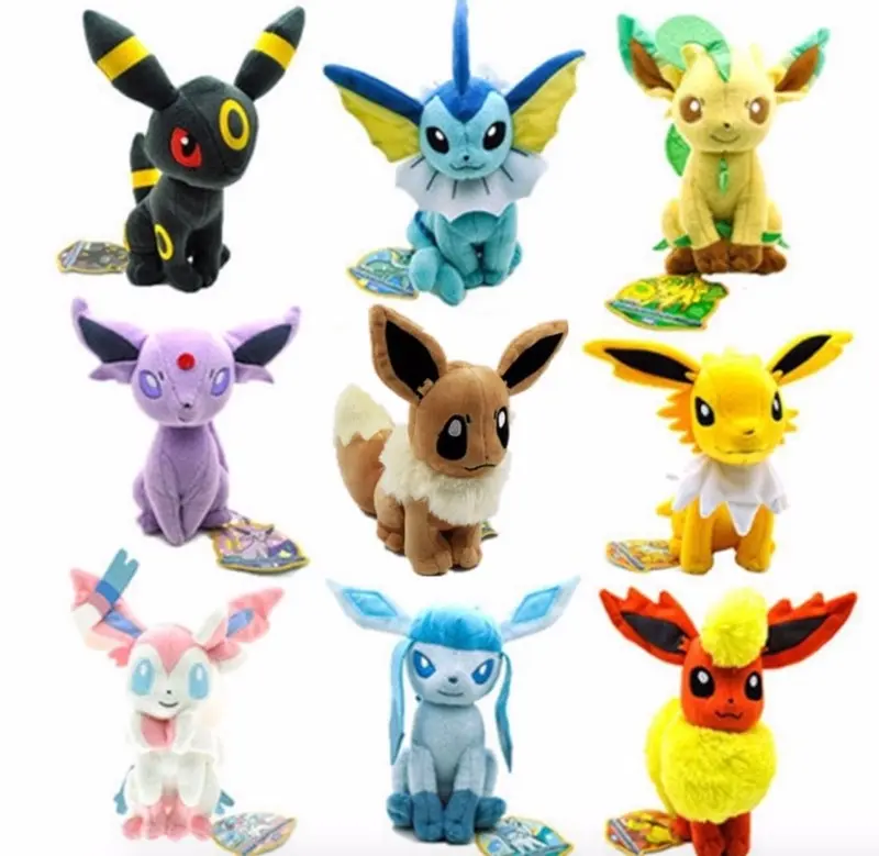 9 Stk. Pokemon Kuscheltiere