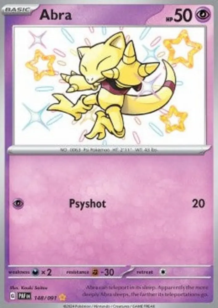 Abra PAF-148 Shiny Rare Deutsch