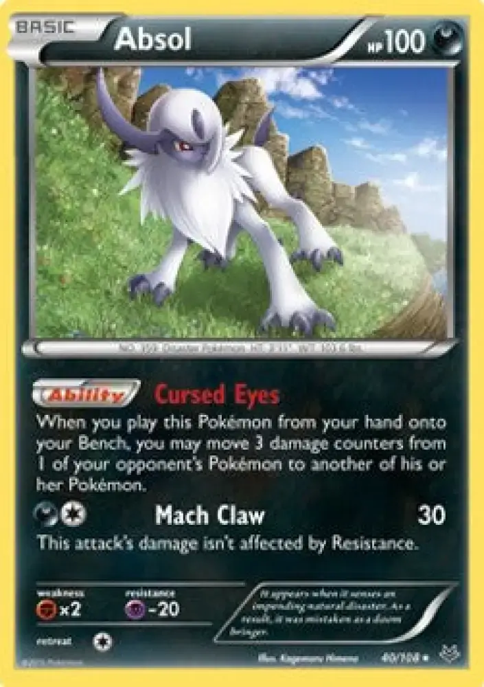Absol - Roaring Skies (Holo Rare) [ROS-40]