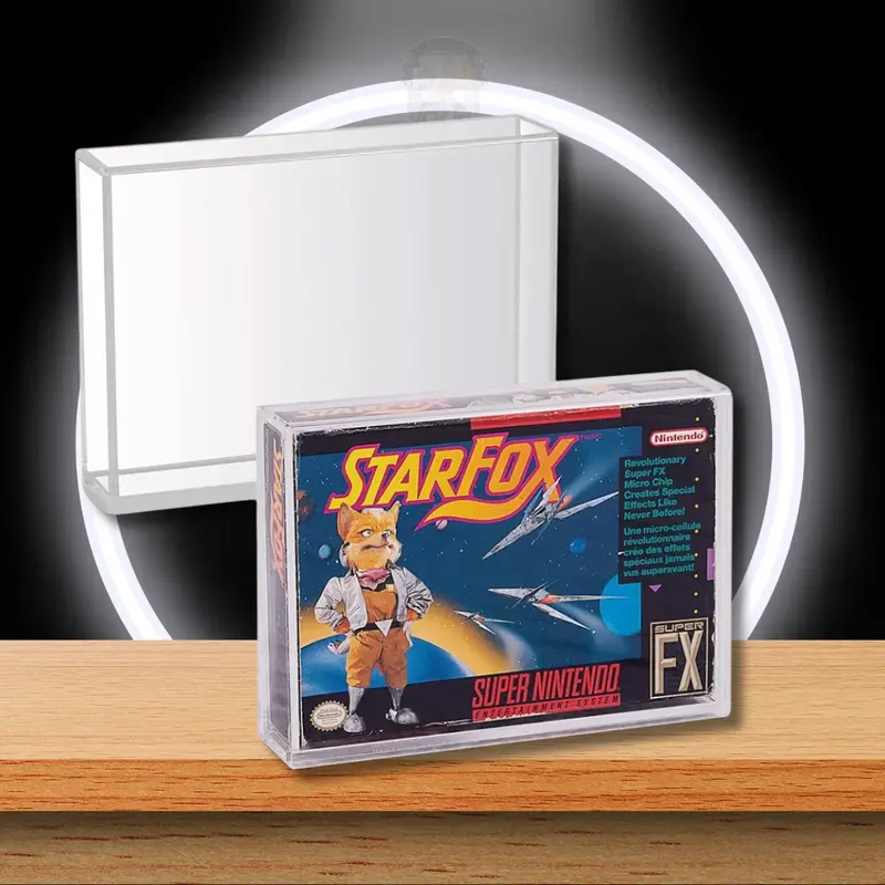Acrylgehäuse 2er-Pack für SNES/N64 Spiele