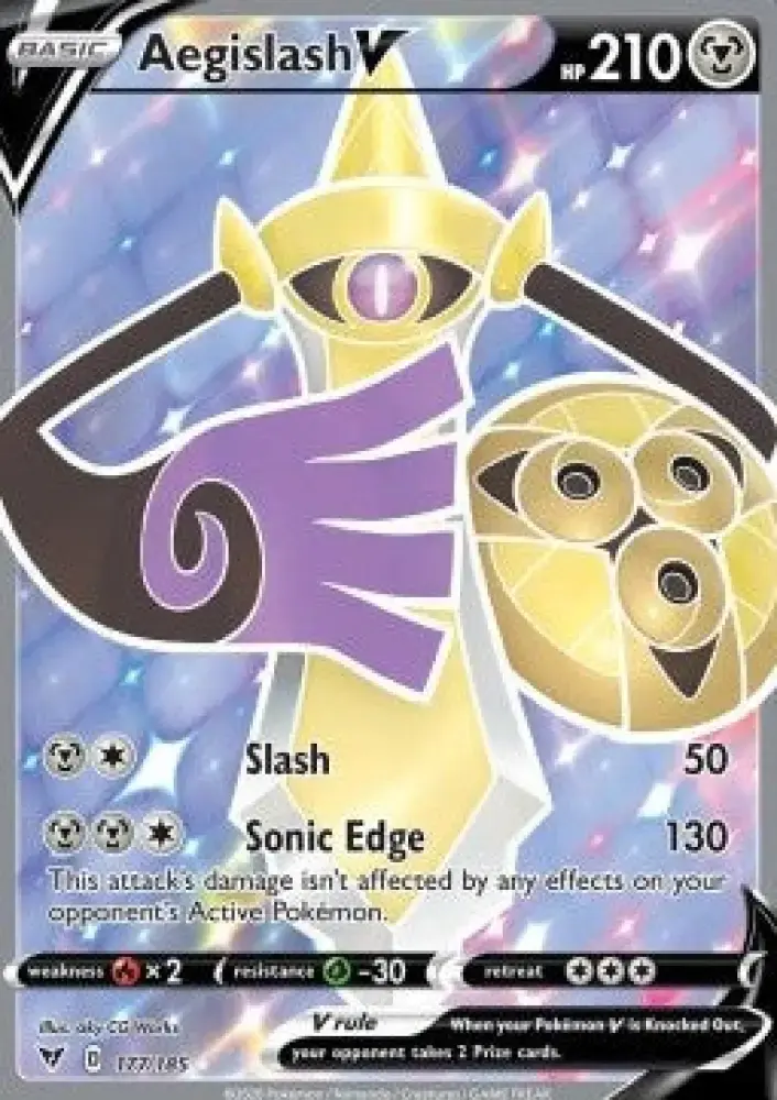 Aegislash V - Vivid Voltage (Ultra Rare) [VIV-177]