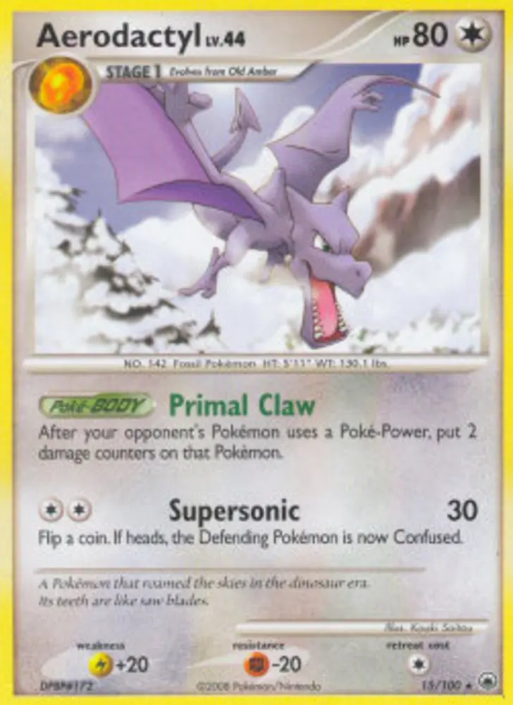 Aerodactyl Lv.44 MD-15 Rare Deutsch