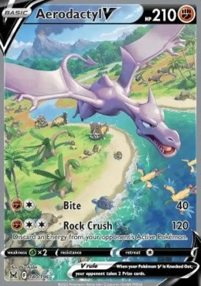 Aerodactyl V - Lost Origin (Ultra Rare) [LOR-180]