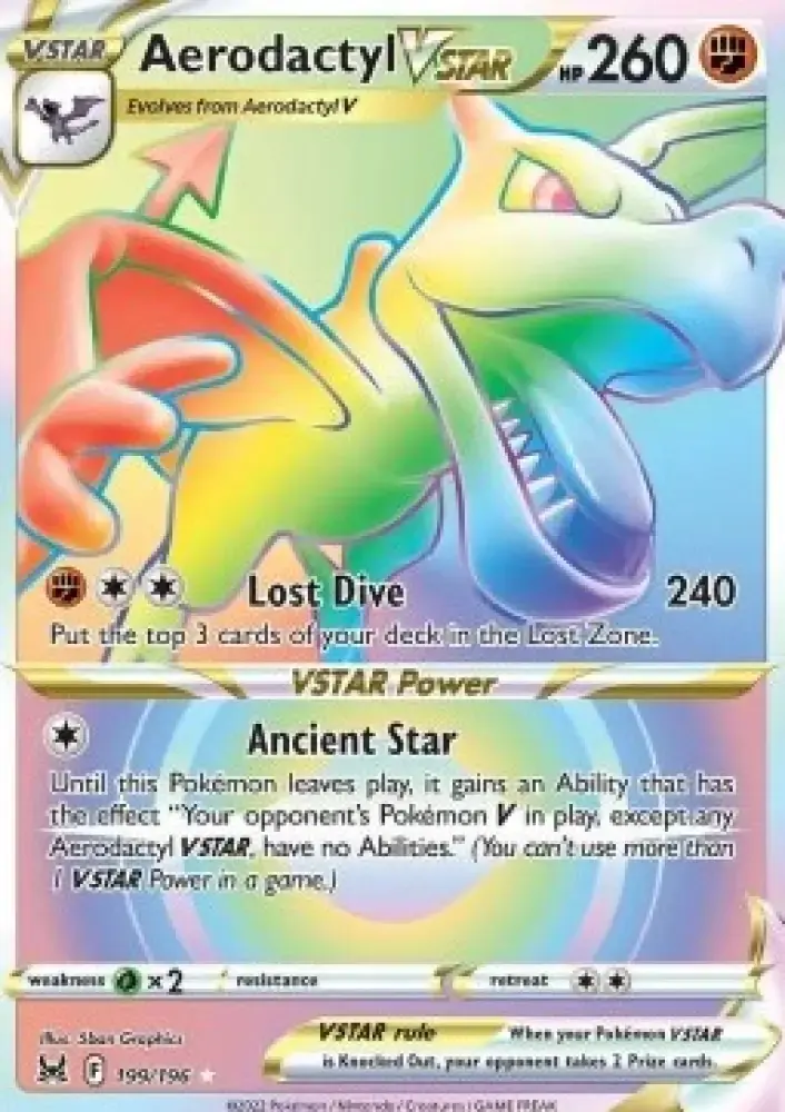 Aerodactyl VSTAR - Lost Origin (Secret Rare) [LOR-199]