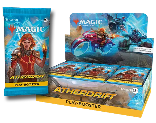 Aetherdrift Play Booster Display (deutsch)