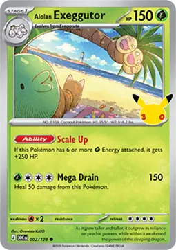 Alolan Exeggutor - 30th Celebration (Common) [30C-002]