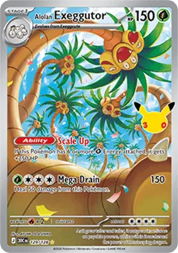 Alolan Exeggutor - 30th Celebration (Illustration Rare) [30C-129]