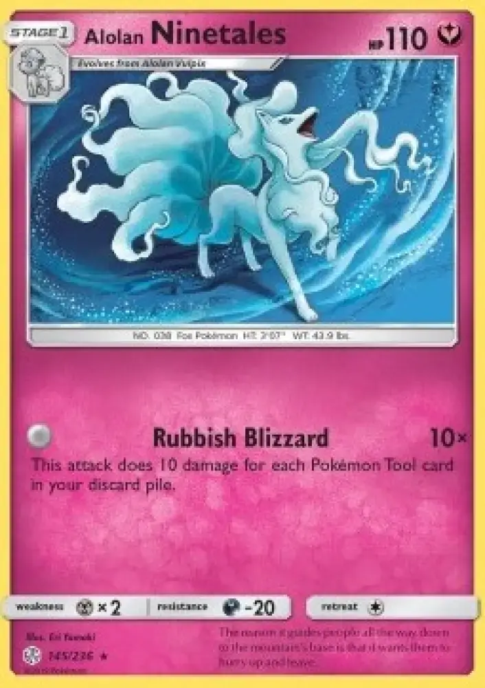 Alolan Ninetales - Cosmic Eclipse (Holo Rare) [CEC-145]