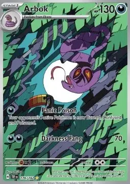 Arbok - Temporal Forces (Illustration Rare) [176]