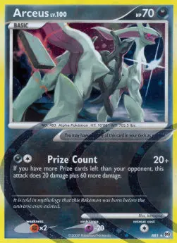 Arceus Lv.100 - Arceus (Holo Rare) [AR-AR1]