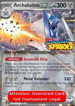 Archaludon ex - Surging Sparks (Oversized) [SSP-130]