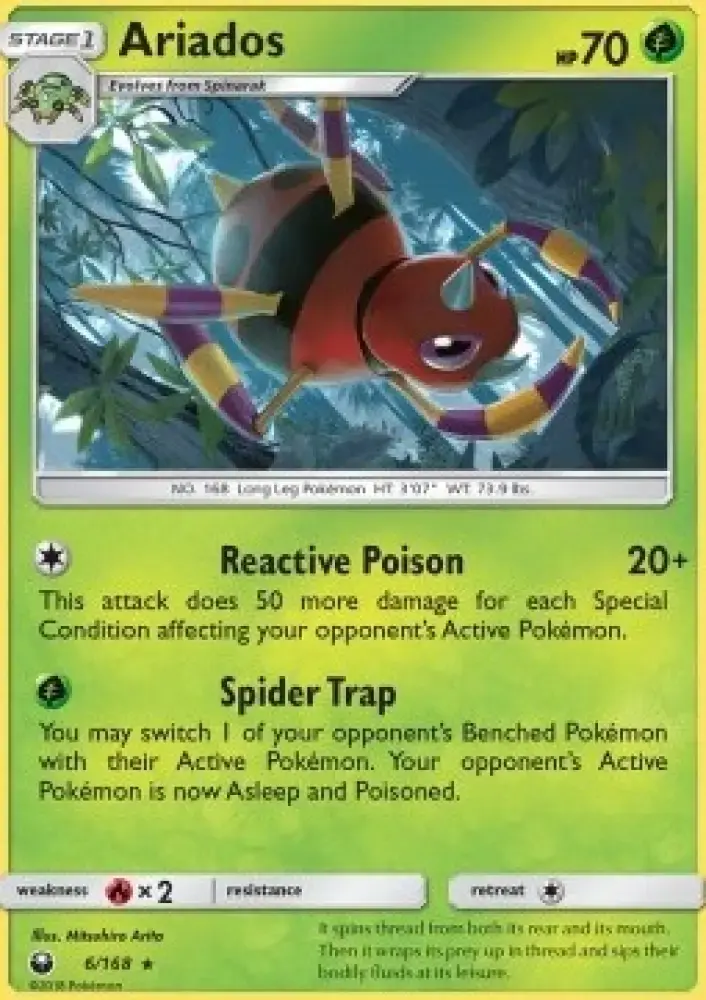 Ariados - Celestial Storm (Holo Rare) [CES-6]