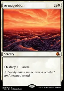 Armageddon V14-1 Mythic Good Englisch Foil