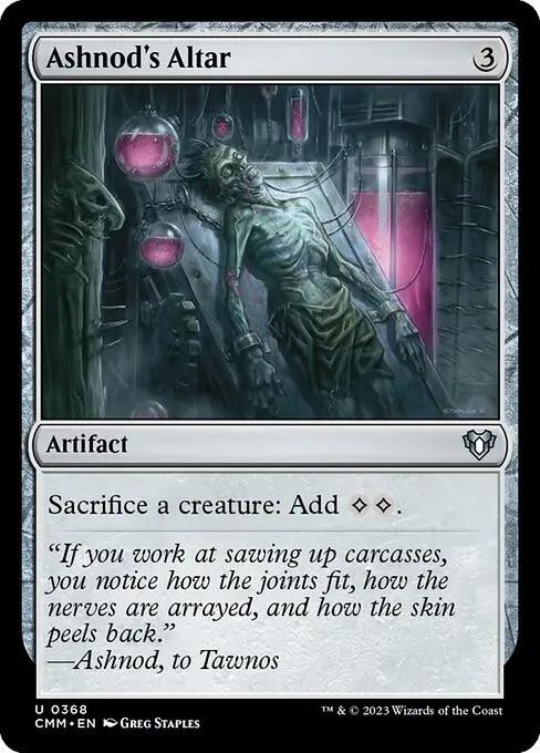 Ashnod's Altar CMM-368 Uncommon Englisch