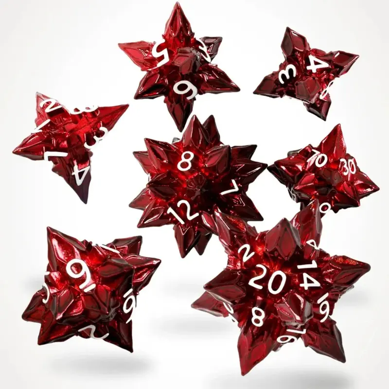 Bane'S Inferno Metal Rpg Dice Set