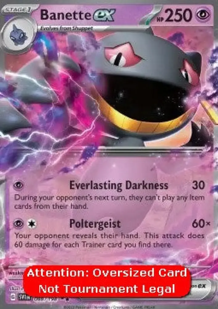 Banette ex - Scarlet & Violet (Oversized) [SVI-088]