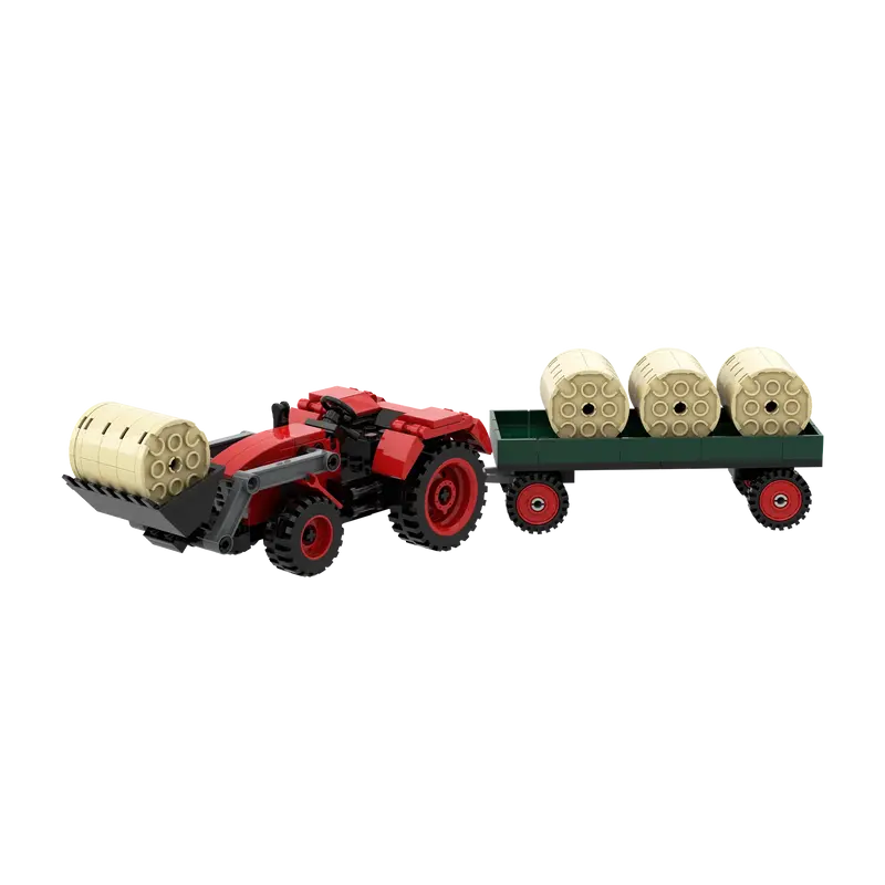 Bausteinsatz Brixies Plus Großer Traktor mehrfarbig