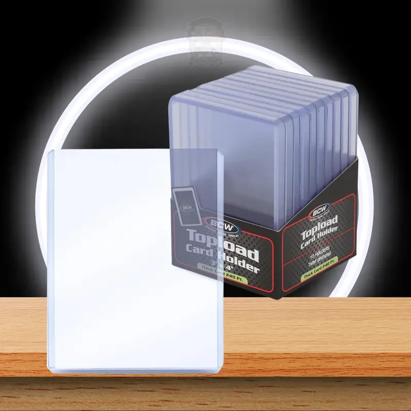 BCW 3 x 4 Thick Card Topload Holder 240 PT