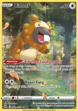 Bidoof - Crown Zenith (Holo Rare) [CRZ-GG29]