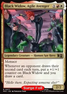 Black Widow, Agile Avenger - Commander
