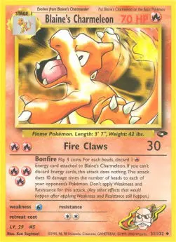 Blaine's Charmeleon - Gym Challenge (Uncommon) [GC-31]