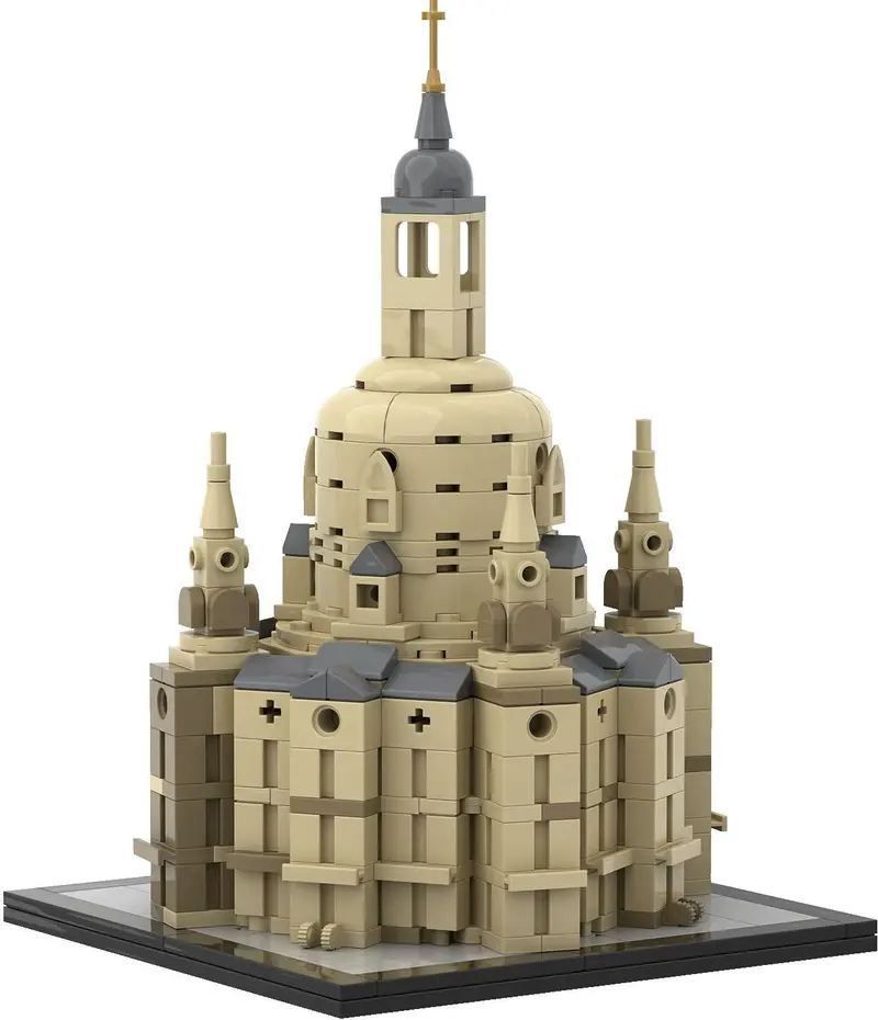 BRIXIES Plus Frauenkirche Dresden – 374 Teile, klein