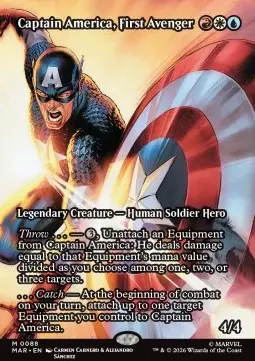 Captain America, First Avenger - Marvel Source Material Cards (Mythic) [MAR-88]