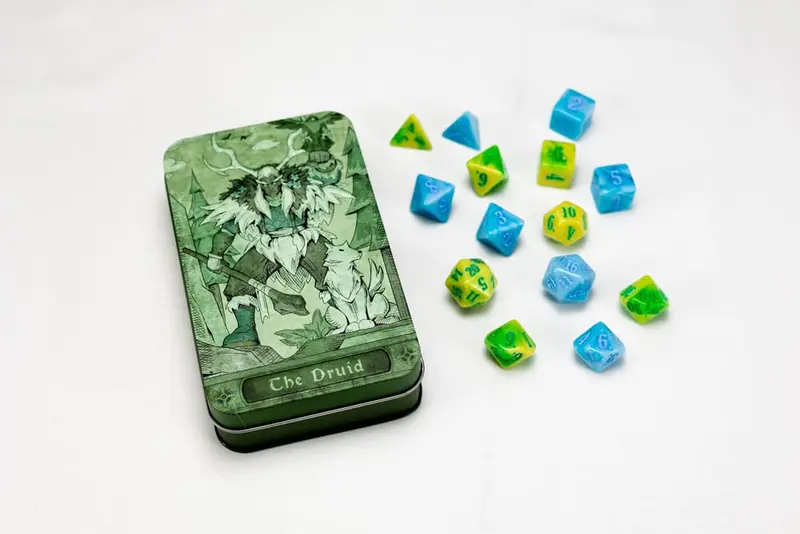 Character Class Classic RPG Würfel Set Druid