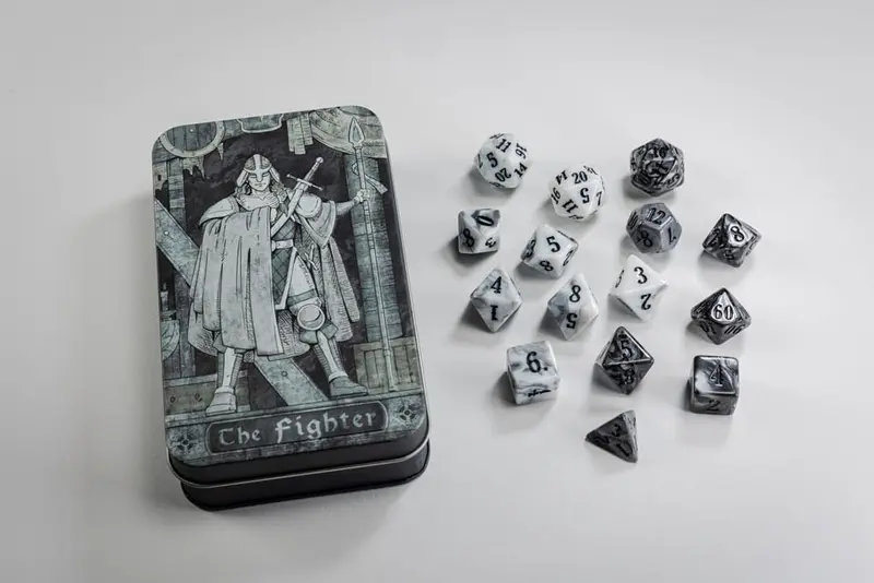 Character Class Classic RPG Würfel Set Fighter