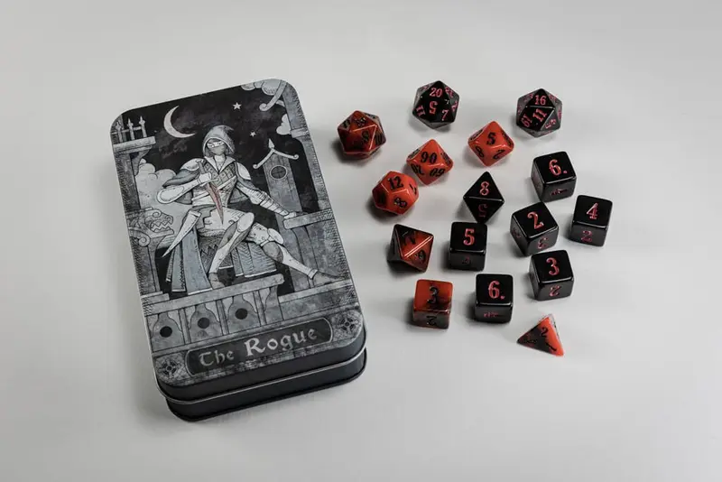 Character Class Classic RPG Würfel Set Rogue