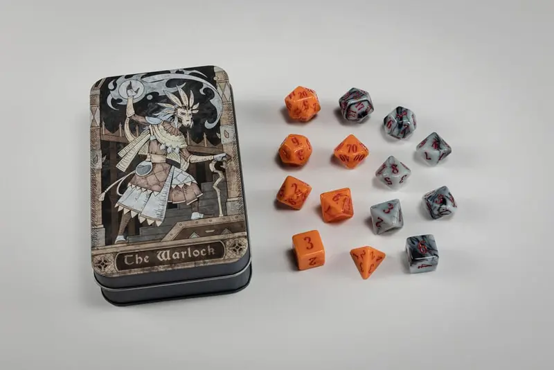 Character Class Classic RPG Würfel Set Warlock