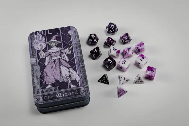 Character Class Classic RPG Würfel Set Wizard