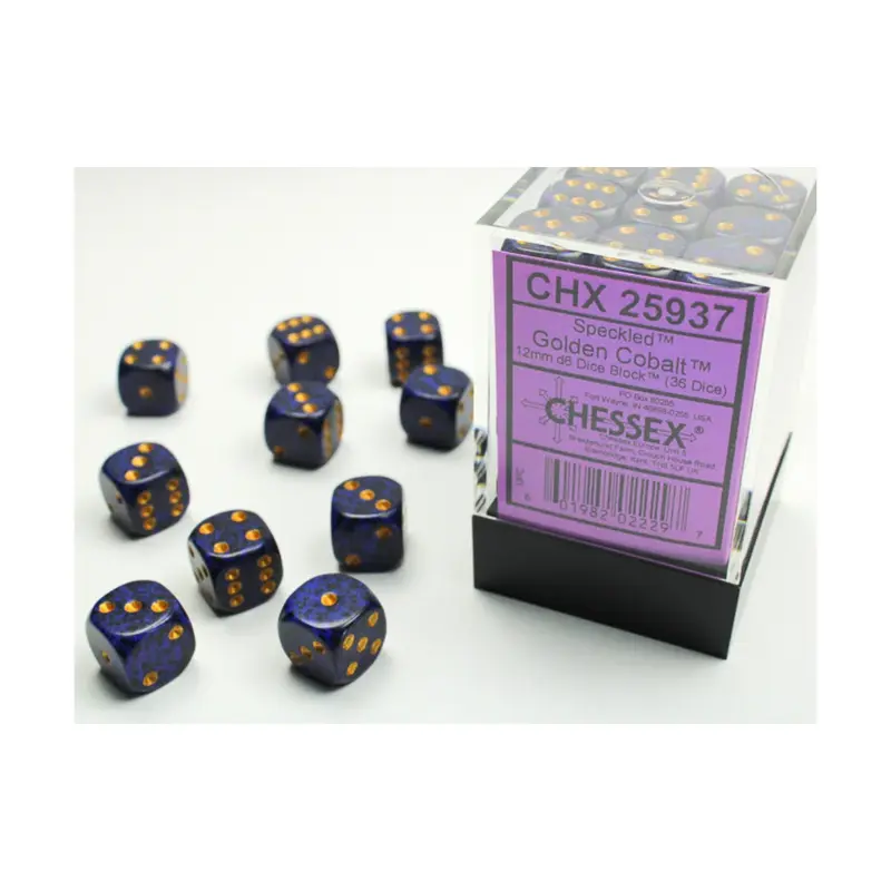 Chessex - 12mm D6 - Dice Block - Speckled