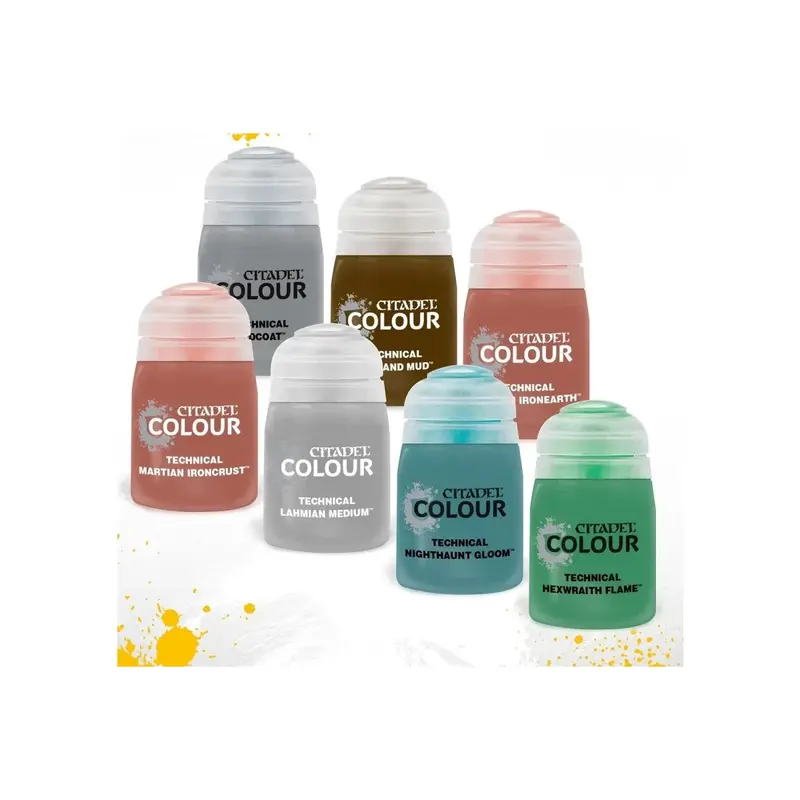 Citadel Colour Technical Effekte, Malmedien und Lacke