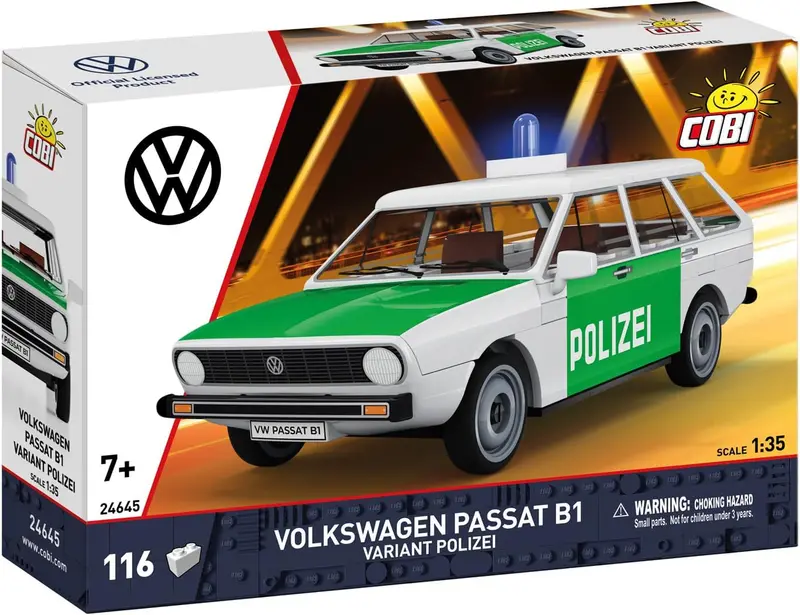 COBI VW Passat B1 Variant Polizei Bauset 116 Teile