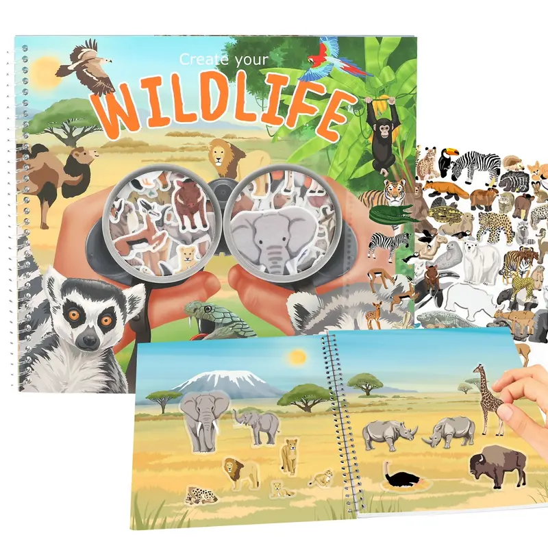 Create Your Wild Life mit Flock Stickern
