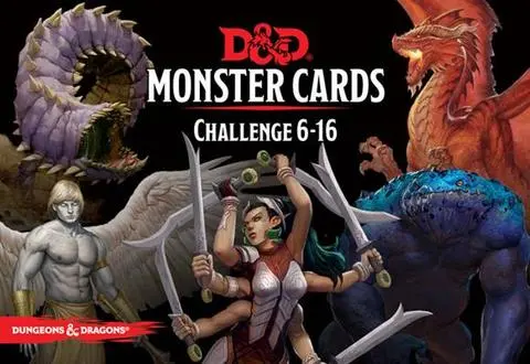 D&D Monster Cards Challenge 6-16