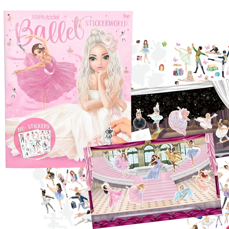 DEPESCHE TOPModel Stickerworld BALLET - Stickerbuch