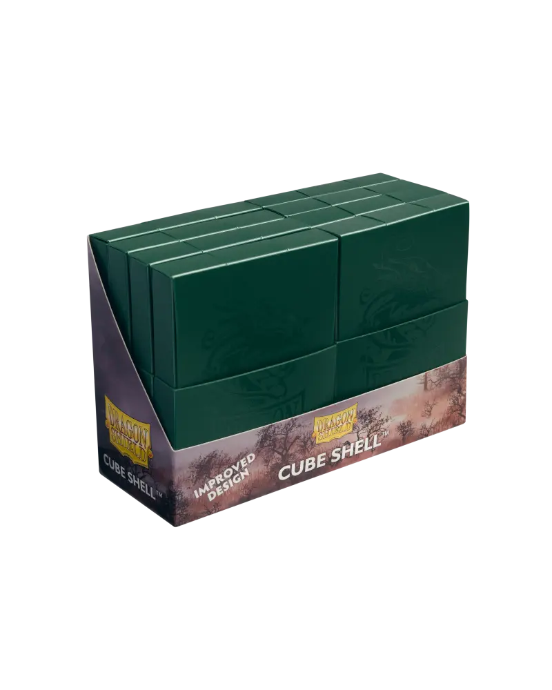 Dragon Shield 8 Cube Shells Forest Green