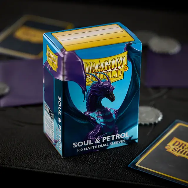 Dragon Shield - Dual Matte Sleeves Soul & Petrol