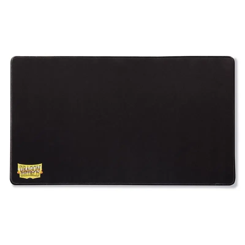 Dragon Shield Playmat - Plain Black and Llife-Counter